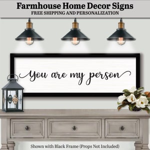 You Are My Person, Boho Wall Decor Sign, Custom Farm Sign, Farmhouse Home Decor, Family Gift Wooden, Family Sign Quote, Family Tree Sign