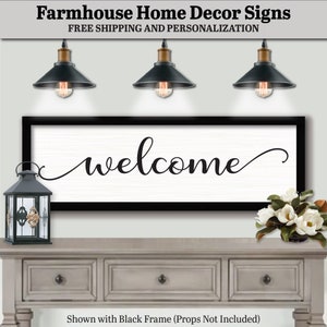 Welcome Sign Plaque, FARMHOUSE DECOR SIGN, Room Decor Aesthetic, Handwriting Gift Art, Welcome Sign Decor, Room Decor Wall Art, Wood Welcome
