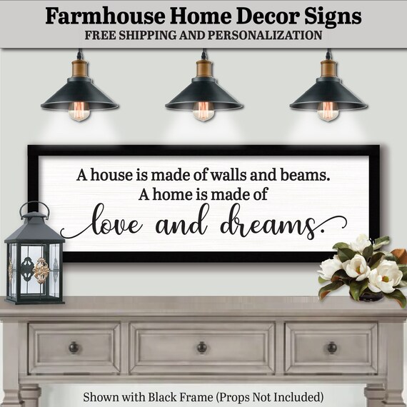 Home sign decor best sale