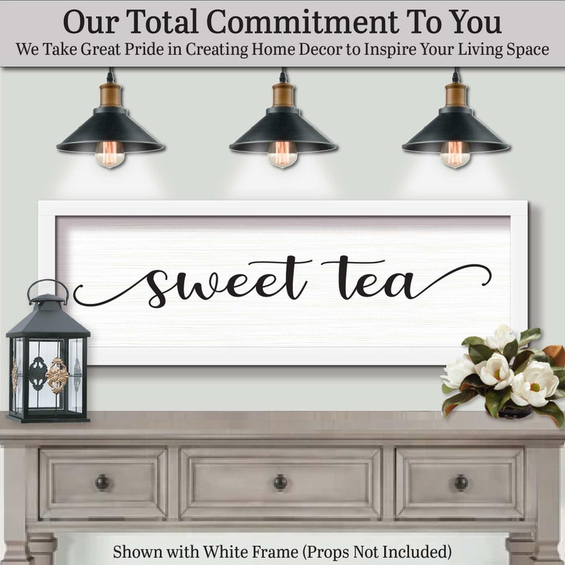 Sweet Tea Sign, FARMHOUSE DECOR SIGN, Wall Hanging Artwork ...