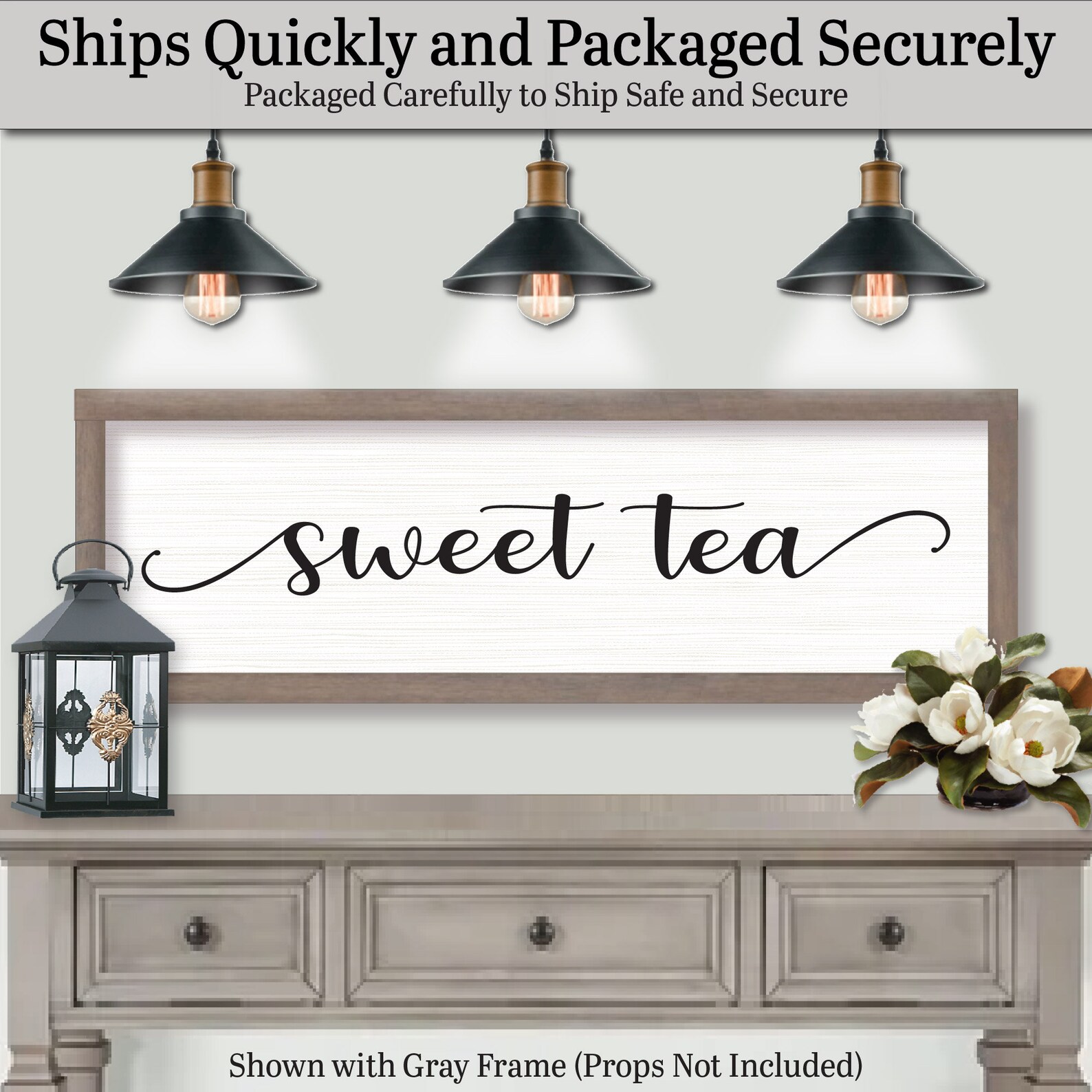 Sweet Tea Sign, FARMHOUSE DECOR SIGN, Wall Hanging Artwork ...