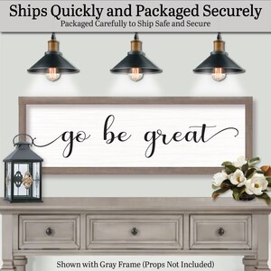 Ships quickly and packaged securely. Packaged carefully to ship safe and secure. Go Be Great Sign, Custom Farm Sign, Wooden Wall Art Sign, Farmhouse Home Decor, Inspirational Quotes, Inspirational Gifts, Inspirational