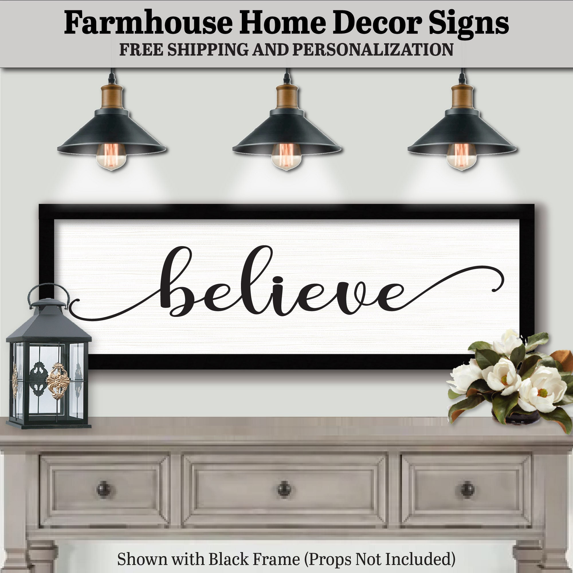 Believe Sign Plaque, FARMHOUSE HOME DECOR, Room Decor Aesthetic, Trending Now Decor, Holiday Decor Plaque, Holiday Quote, Christmas Gift