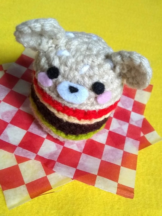 burger bear plush