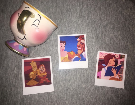 Disney Beauty The Beast Polaroids Instax Square Style Wall Hangings Bedroom Decor Bedroom Office Phone Fandom Birthday Gift