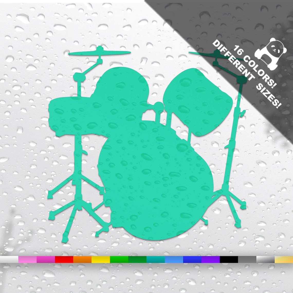 Drums Drum Set Drummer Car Laptop Vinyl Decal Sticker Etsy