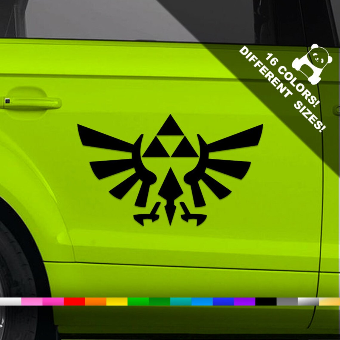 Zelda Symbol Car Vinyl Decal Zelda Emblem Truck Or Bumper Etsy