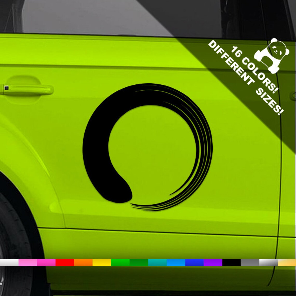 Zen Car Decal Zen Window Or Bumper Sticker Etsy