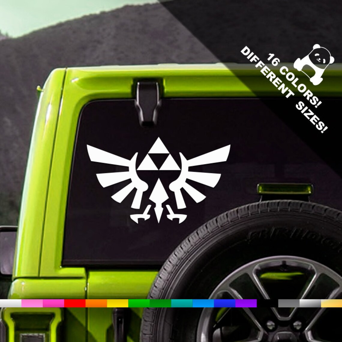 Zelda Symbol Car Vinyl Decal Zelda Emblem Truck Or Bumper Etsy