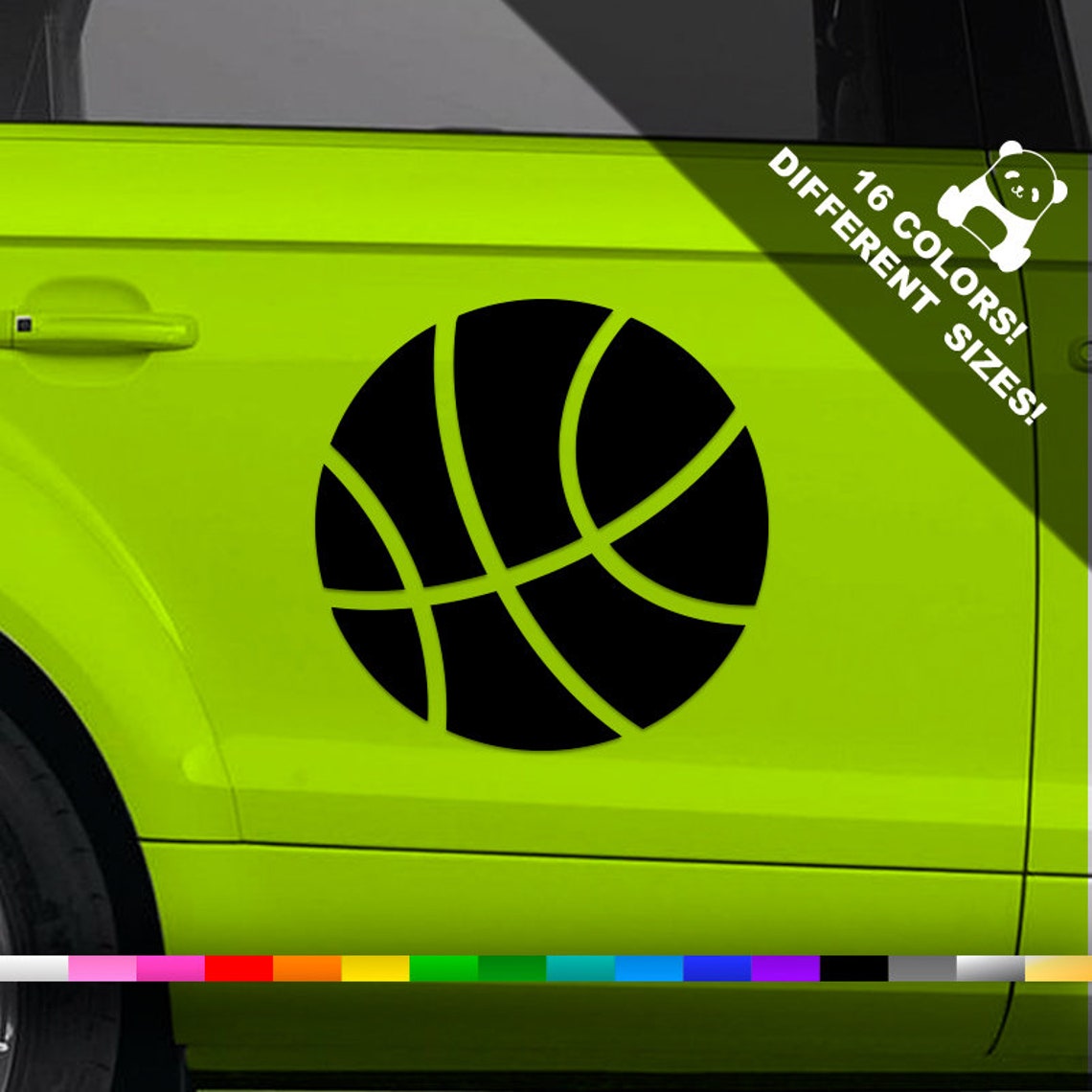 Basketball Car Vinyl Decal Basketball Player Truck Or Bumper Etsy