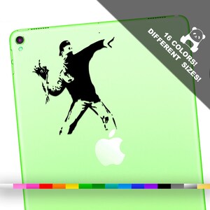 Banksy Keep It Real Monkey Sticker Vinyl Decal Wall Laptop Window Car Bumper Sticker 5