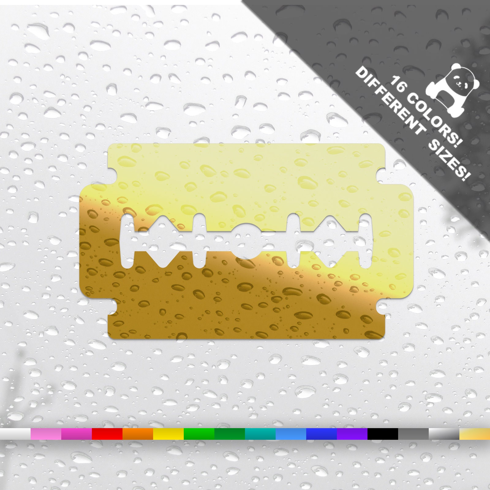 Razor Blade Car Laptop Vinyl Decal Sticker Etsy