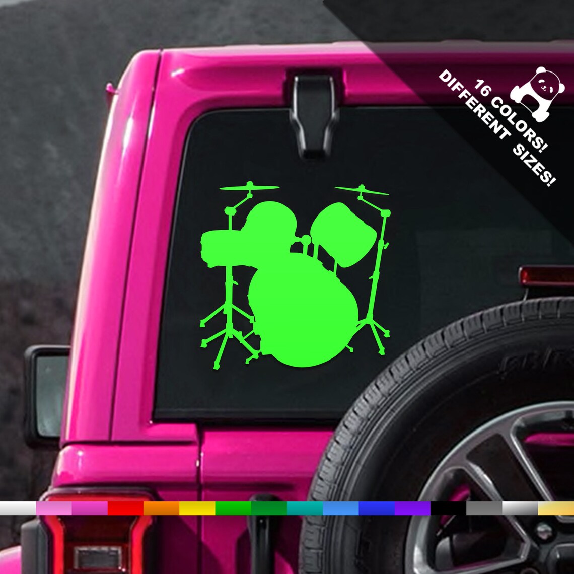 Drums Drum Set Drummer Car Laptop Vinyl Decal Sticker Etsy