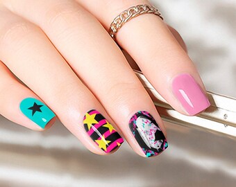 Unicorn Nail Art Etsy Unicorn Nail Art Etsy