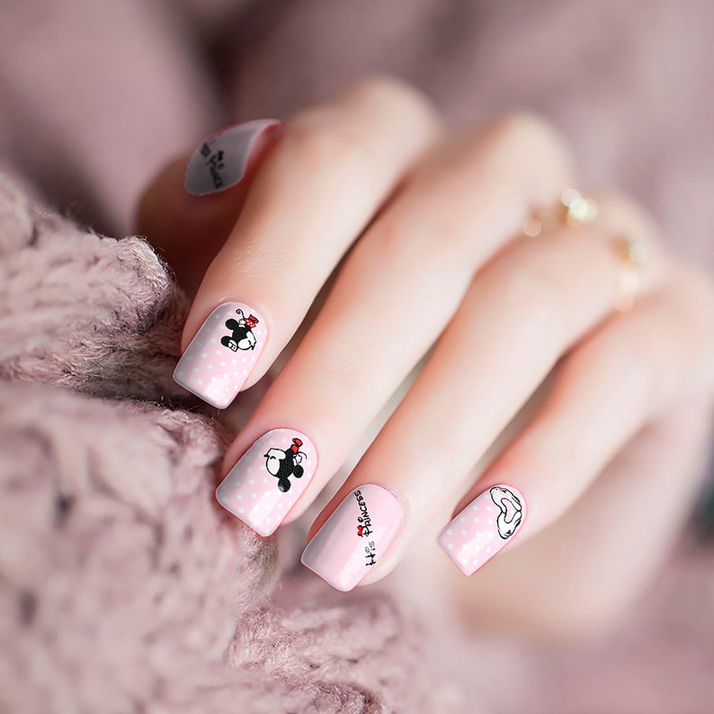 Mickey & Minnie Birthday Nail Wraps image 5