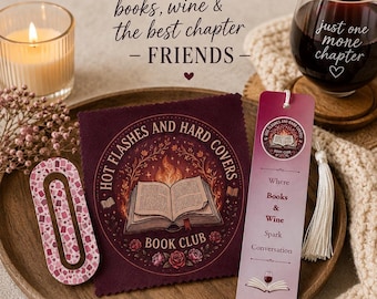 Custom Book Club Gift Set | Personalized 3-Piece Bookish Gift | Book Club Member Gifts | Bookstore Gifts