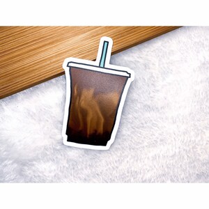 Iced Coffee Sticker / Waterproof / Starbucks Coffee Sticker