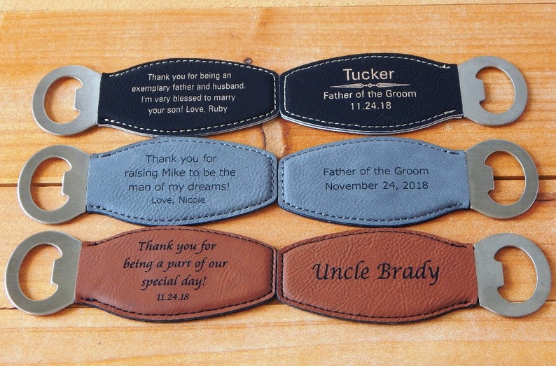 Regalos Personalizados padres día Grabado Metal Abrebotellas Papá Papá Grandad