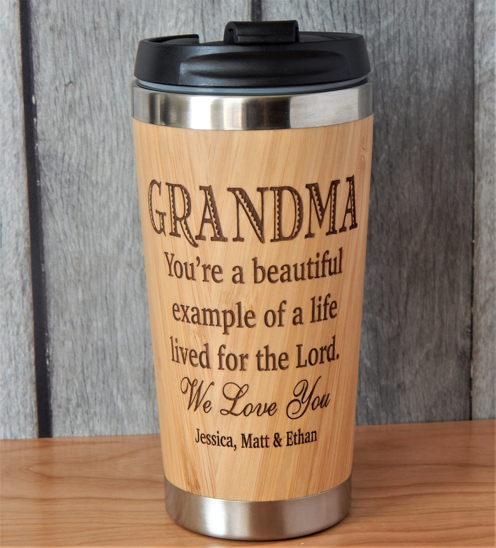 Personalized Grandma Tumbler Gift Grandparent Mug Custom Etsy