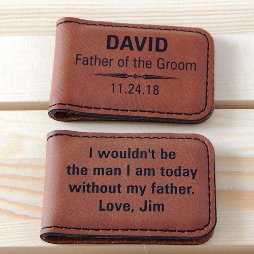 Personalized Father of the Groom Gift From Son Wedding Gifts Etsy