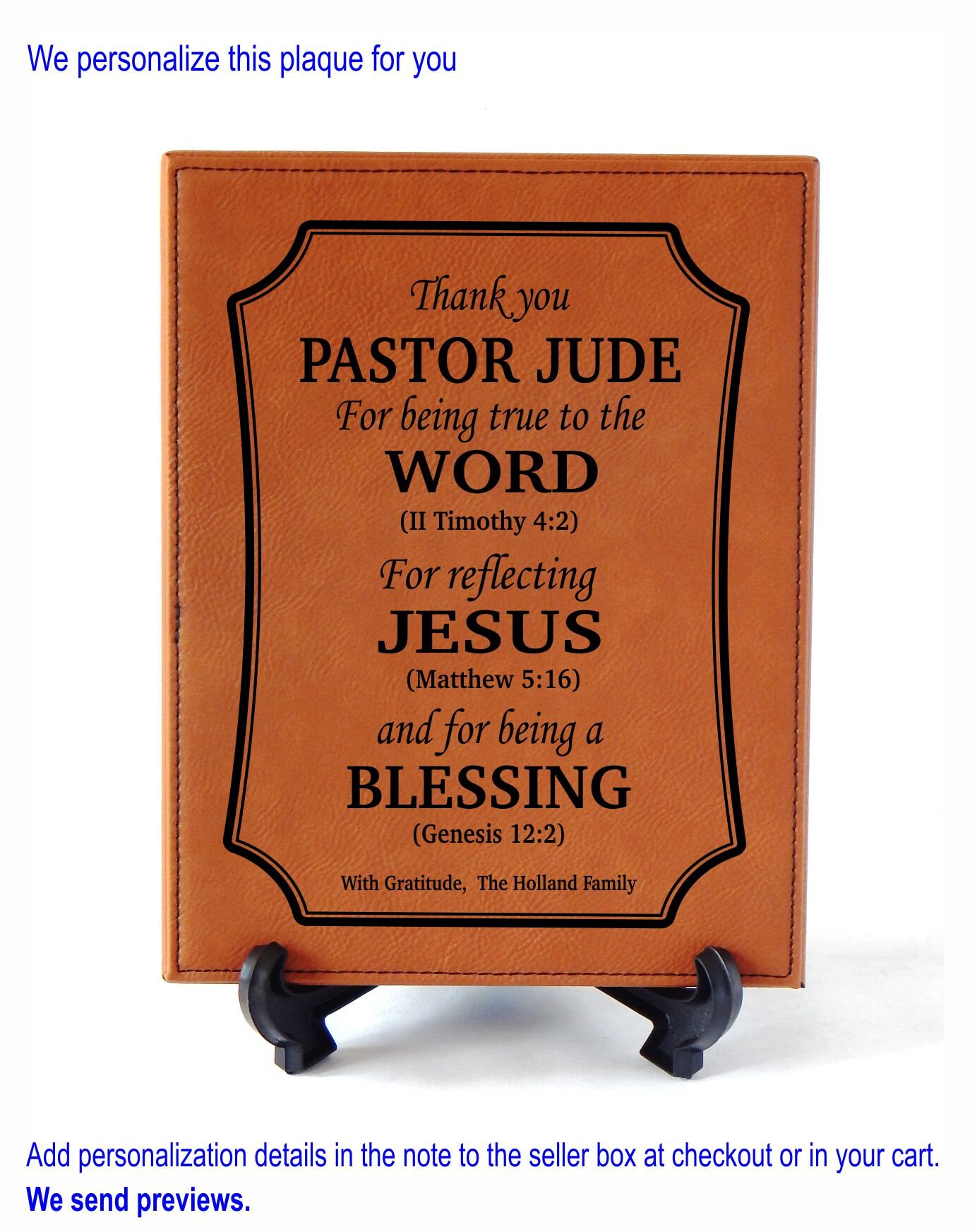 Pastor Appreciation Gift Birthday Gifts For Priest - Etsy