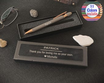 Engraved Stepfather Gift: Personalized Stepdad Pen