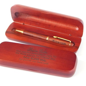 Supervisor Thank You Gift Gifts for Boss Appreciation Wooden Pen Christmas Gift RW Pen+RW Case