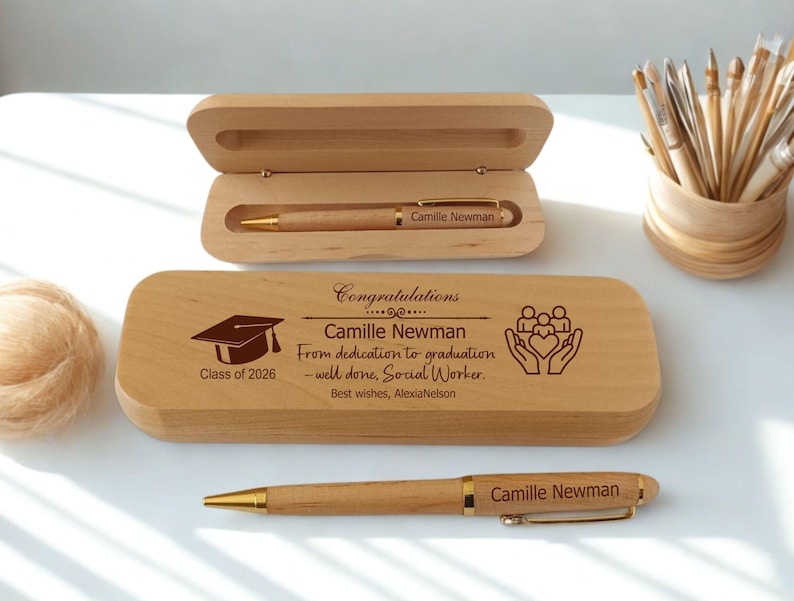 Engraved Social Worker Graduation Wood Pen Gift Etsy engraved-social-worker-graduation-wood-pen-gift-etsy
