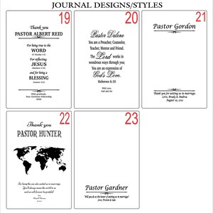 K&ouml;nnte beinhalten: Zehn verschiedene Designs f&uuml;r Journal-Cover mit unterschiedlichen Texten und Bildern. Die Designs beinhalten eine Weltkarte, ein Zitat &uuml;ber Gottes Liebe und eine Dankesbotschaft an einen Pastor.