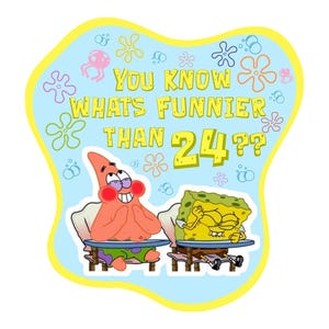 Spongebob 25 Birthday Decor