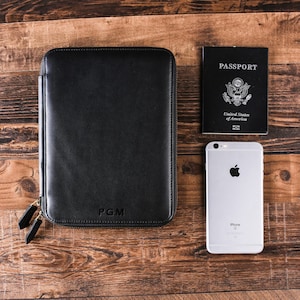 Handgemachte Leder Reise Brieftasche, Reise-Dokument-Halter, personalisierte Leder Pass Brieftasche, Trauzeugen Geschenk Valentinstag Geburtstagsgeschenk für ihn