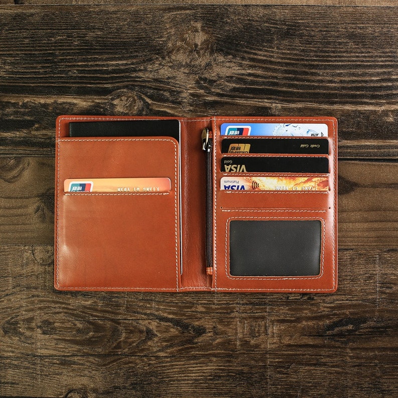 Handmade Leather Passport Cover Personalized Leather Passport Etsy