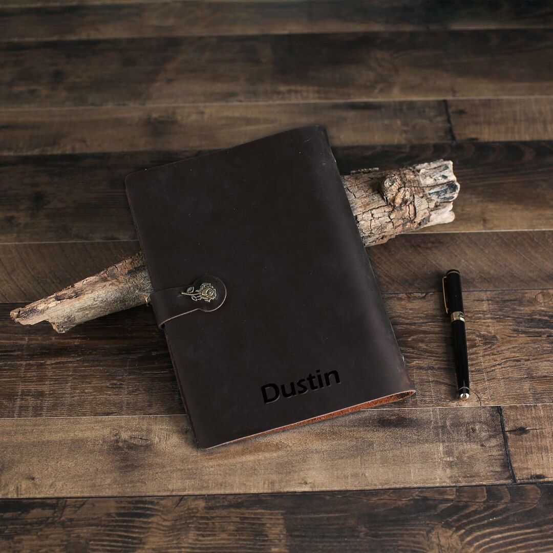 XEOVHV Refillable Adventure Writing Journal For Men & Women Faux Leather Hardcover Notebook A5 College Ruled 240 Lined Pages Lay-Flat Personal Diary With Magnetic Buckle(Red