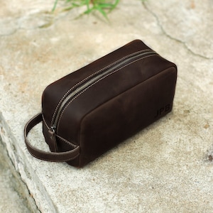 Groomsmen Gift Groomsman Gift Personalized Leather Dopp Kit Leather Toiletry Bag Shave Kit Wedding Gift Groomsmen Gift Ideas Christmas Gift