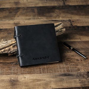 Personalized Leather Journal, Handmade Sketchbook Journal, Drawing Notebook, Rustic Leather Notebook Cover, Birtyday Gift, Christmas Gift