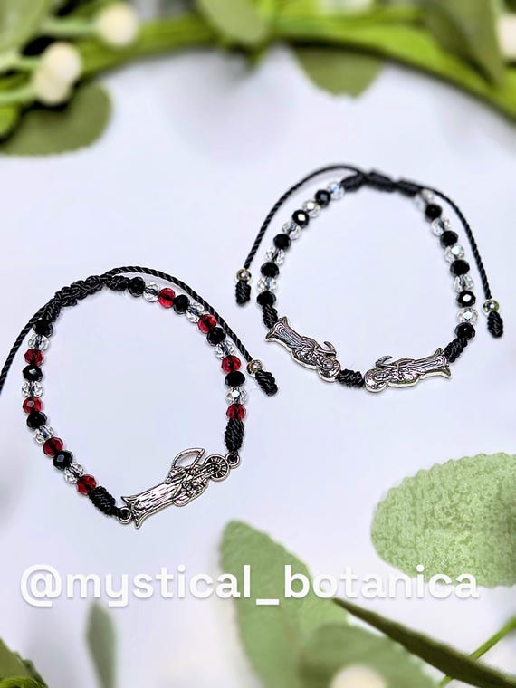 Santa Muerte Dainty Bracelet – Sold Separately | Handcrafted with Intention & Anointed with Sacred Oil