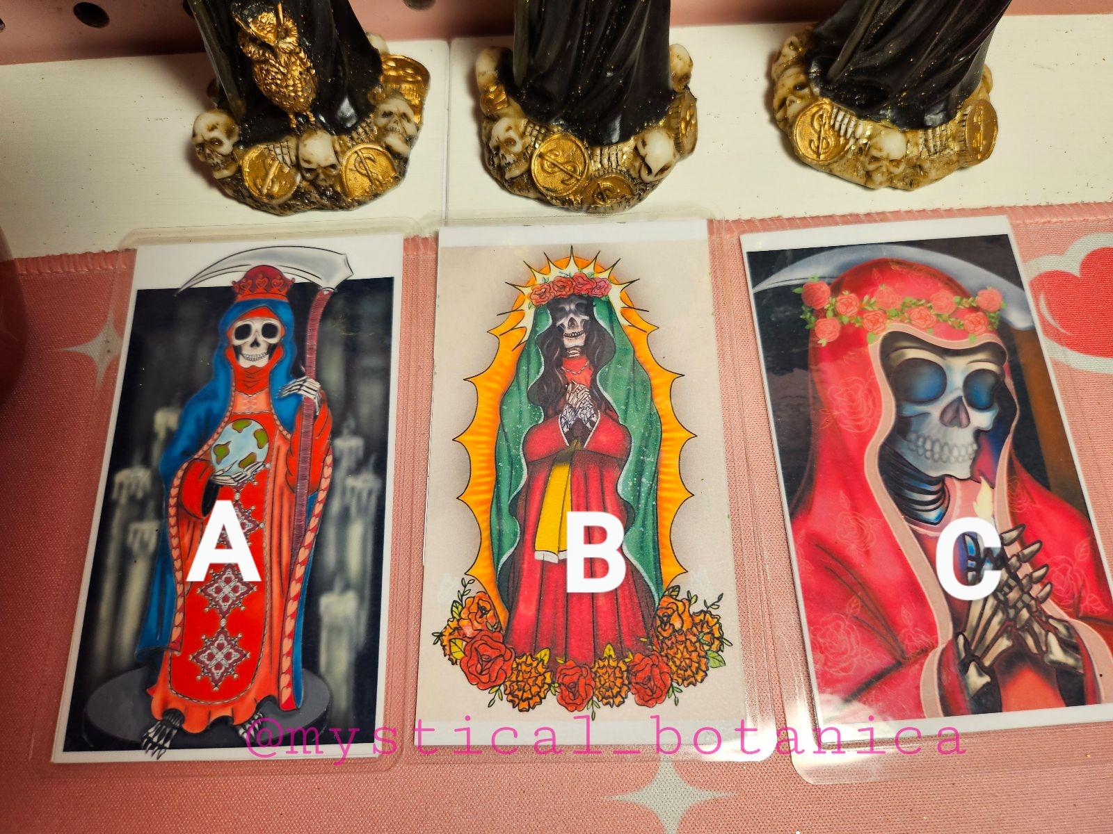 Santa Muerte Prayer Cards Spanish