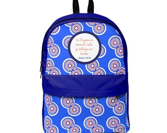 Sac à dos bleu. Valor/ Sac à dos bleu/ Christian Backpack/Sac à dos fonctionnel/Sac à dos scolaire/Compagnon de voyage/emportez tout avec vous