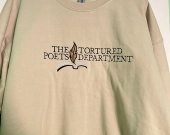 Taylor Swift The Tortured Poets Department TTPD Embroidered Sweatshirt