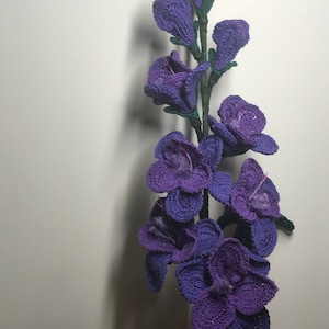 Gladiolus, Gladiolus Crochet Pattern, Gladioli, Crochet Pattern, Crochet Flowers, Pattern, gifts for her, easter, mothers day, spring decor image 5