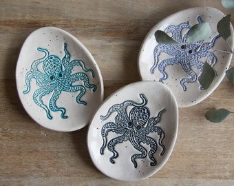 Keramik Seifenschale - oval - verschiedene Farben