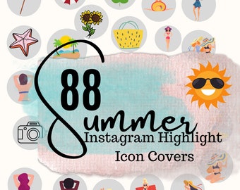88 portadas para Instagram destacadas de verano: Íconos del estilo bohemio (1080 x 1920 px) (Descarga digital)
