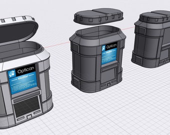 Halo Inspired Optican Medkit - 3d Model - Digital File