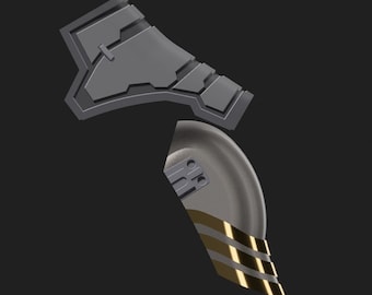 Halo Inspired UNSC Officer Shoulder Pauldron - 3D Model - Digital File