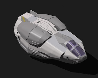 Halo Inspired Bumblebee Escape Pod - 3D Model - Digital Download