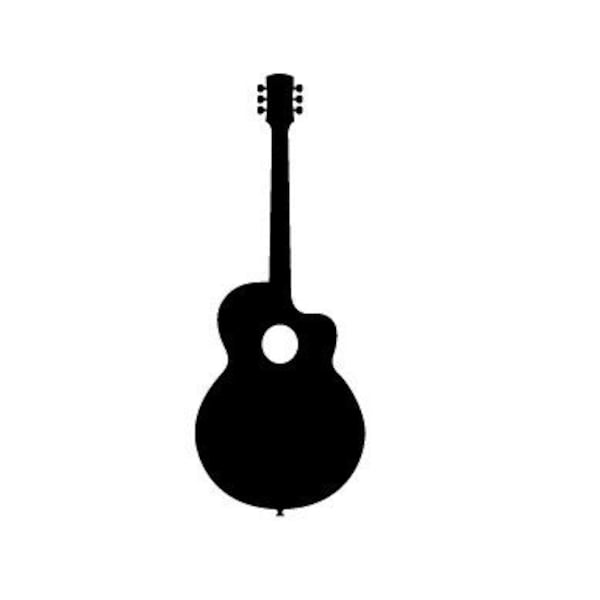 Guitar Wall Decal Etsy