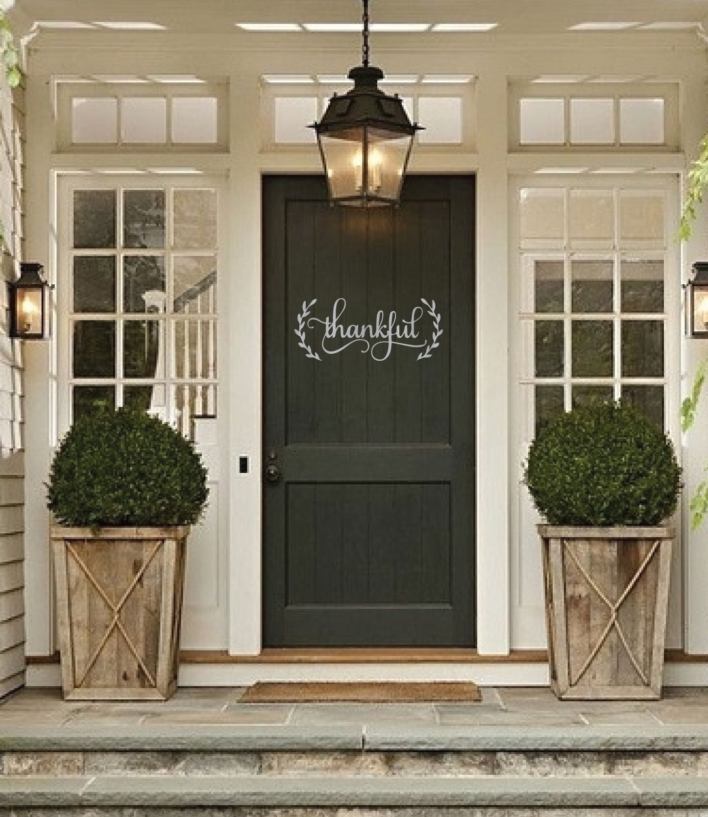 Front Door Decal Vinyl Sticker or DIY Wooden Sign Decal Etsy