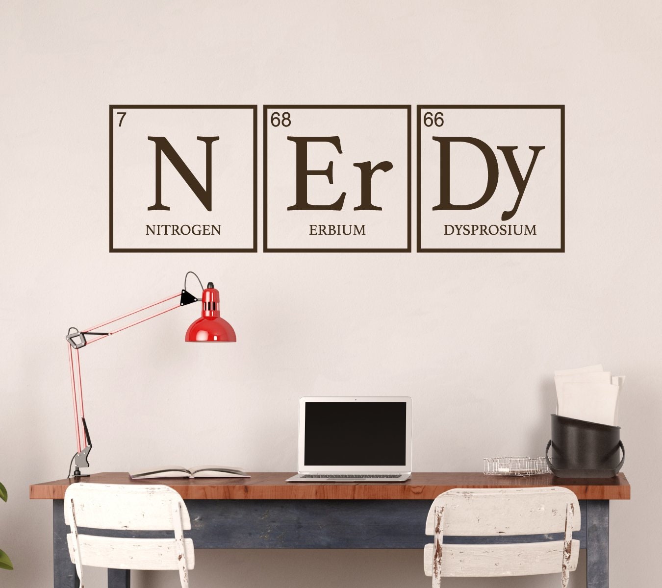 Nerdy Periodic Table Wall Decal – Teen Room Decor, Removable Vinyl - Etsy