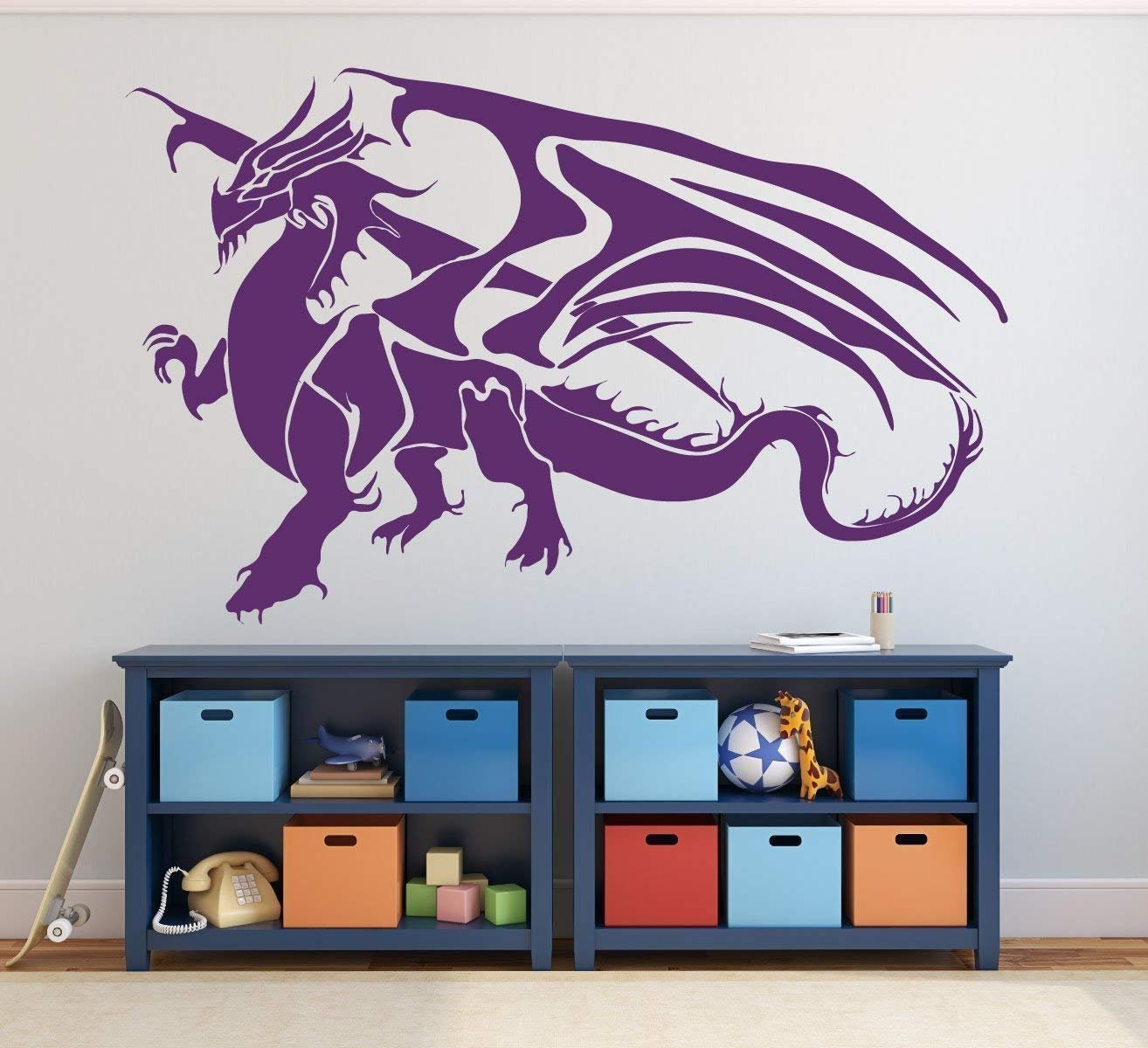 Dragon Wall Decal Vinyl Sticker Decor for Children's Etsy