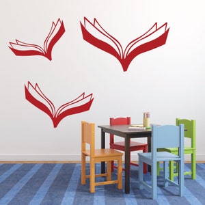 Book Vinyl Decal, Library Wall Decor, Library Decorations, Books Reading Decal, Library
Wall Decal, Book Vinyl Sticker, Classroom Playroom